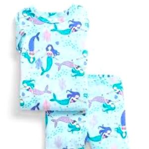 Gap Toddler Mermaid Short Pajama Set, Size 4